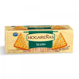 BISCOITO ARCOR HOGARENAS SALVADO 200G