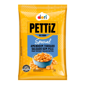 AMENDOIM DORI TORRADO SALGADO SEM PELE PACOTE 120G