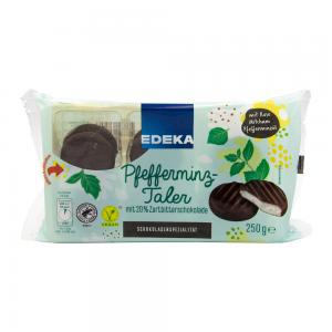 MOEDAS DE CHOCOLATE RECHEIO DE MENTA 250G EDEKA