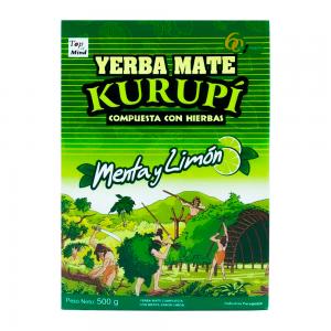 ERVA MATE KURUPI MENTA Y LIMON 500G