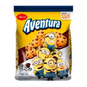 BISCOITO MAZZEI AVENTURA MINI CHIPS PCT 175G