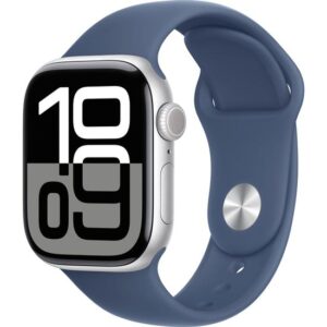 Apple Watch Series 10 42  A2997 GPS - Silver Aluminum/Denim Sport