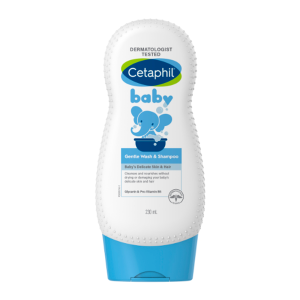 GEL DUCHA E SHAMPOO SUAVE CETAPHIL BABY COM CALÊNDULA ORGÂNICA 230ML