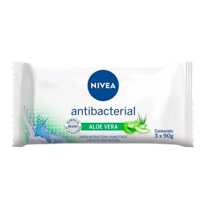 Jabón Barra Nivea Aloe Vera X3 Unidades