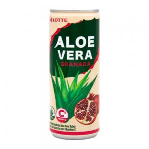 Suco De Romã Lotte Com Aloe Vera Lata 240ml